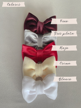 Cargar imagen en el visor de la galería, Moño Manuela Colección Otoño/Invierno terciopelo y lino