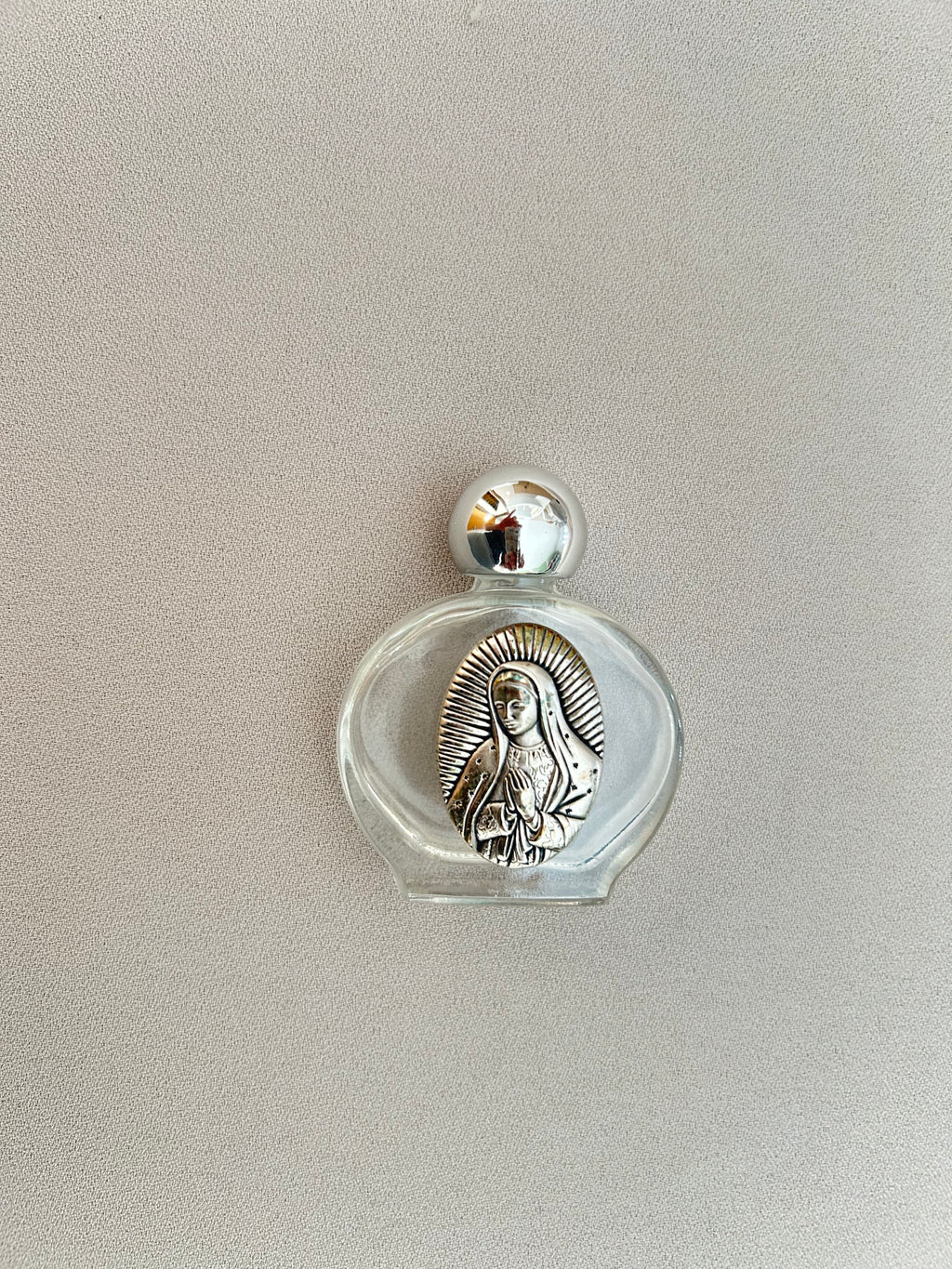 Botellita para Agua Bendita Virgen de Guadalupe