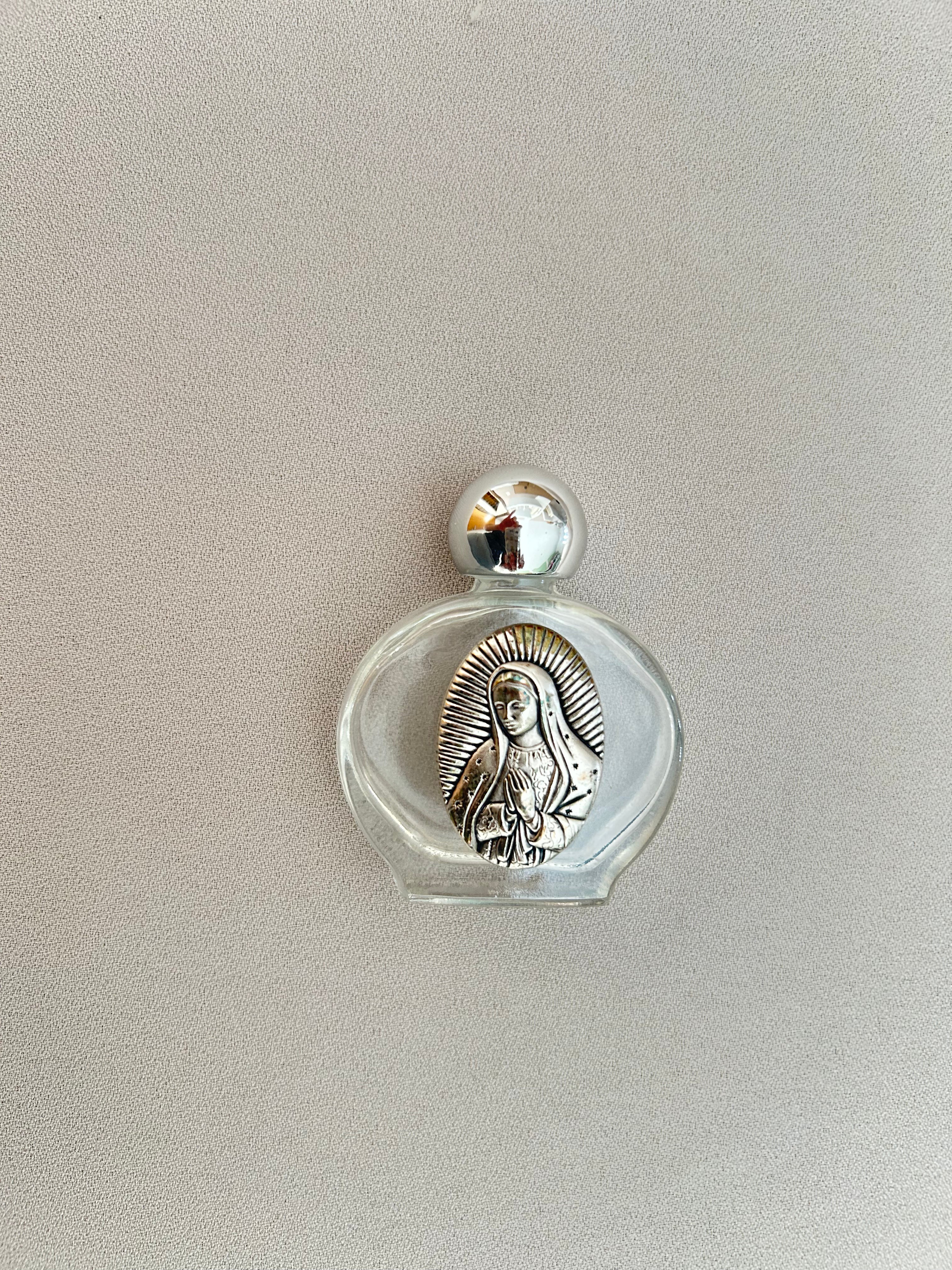 Botellita para Agua Bendita Virgen de Guadalupe