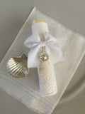 Kit Bautizo Colección Bordado Tul Virgen Guadalupe Perlas