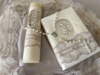 Kit  Primera Comunión Colección SweetPea Placa Virgen de Guadalupe