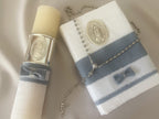 Kit Primera Comunión Colección Elegance con Aro e Imagen Virgen de Guadalupe Oval