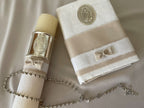Kit Primera Comunión Colección Elegance con Aro e Imagen Virgen de Guadalupe Oval