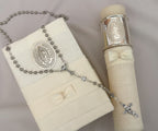 Kit Primera Comunión Colección Elegance con Aro e Imagen Virgen de Guadalupe Oval