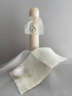 Kit Bautizo Colección Bordado Tul Virgen Guadalupe Perlas