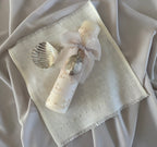 Kit Bautizo Colección Bordado Tul con Medalla Virgen Guadalupe Ovalada