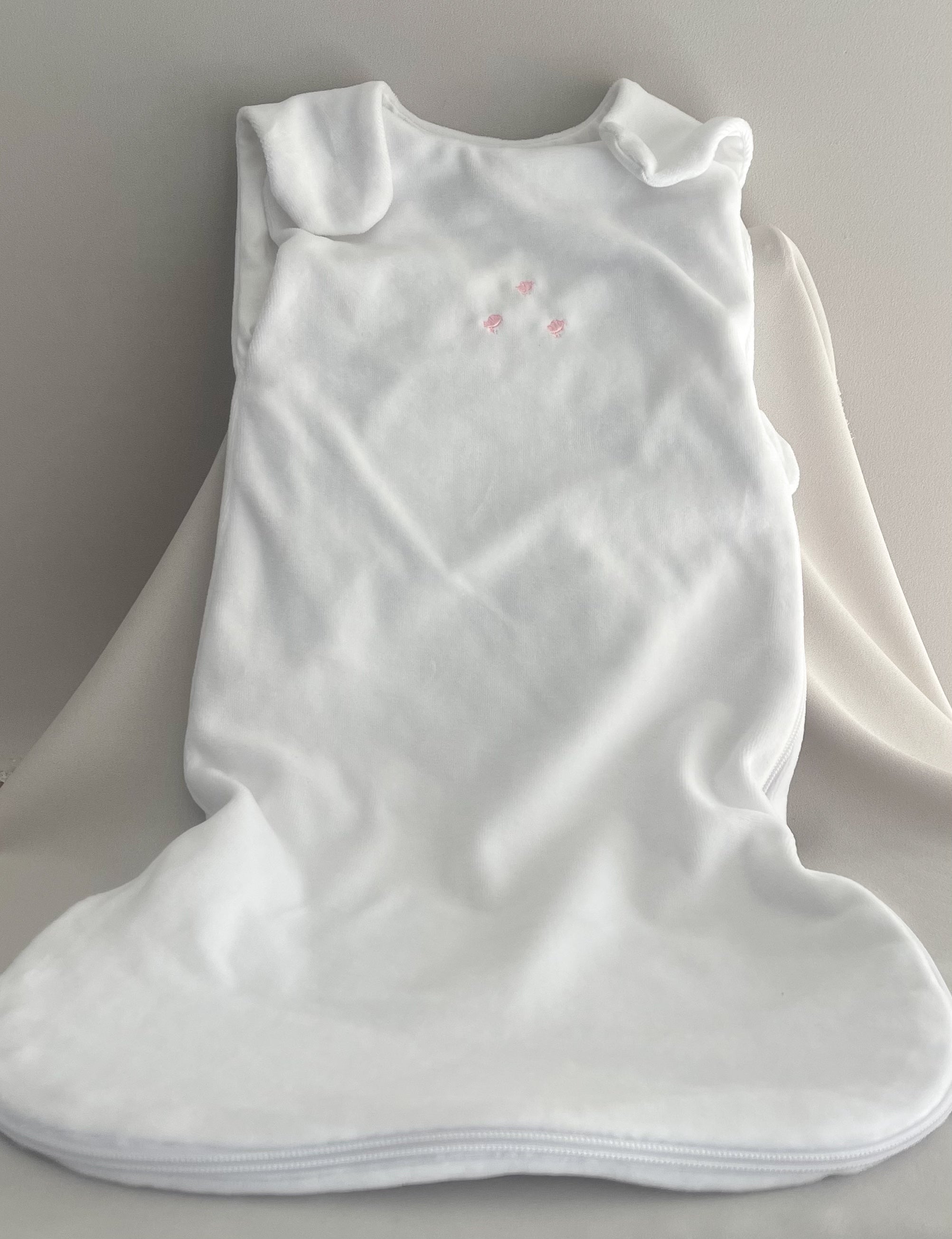 Saquitos para Dormir de Velour con Tira Bordada Española