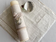 Kit Bautizo Lino LUX  Medalla Virgen Guadalupe 3cms.