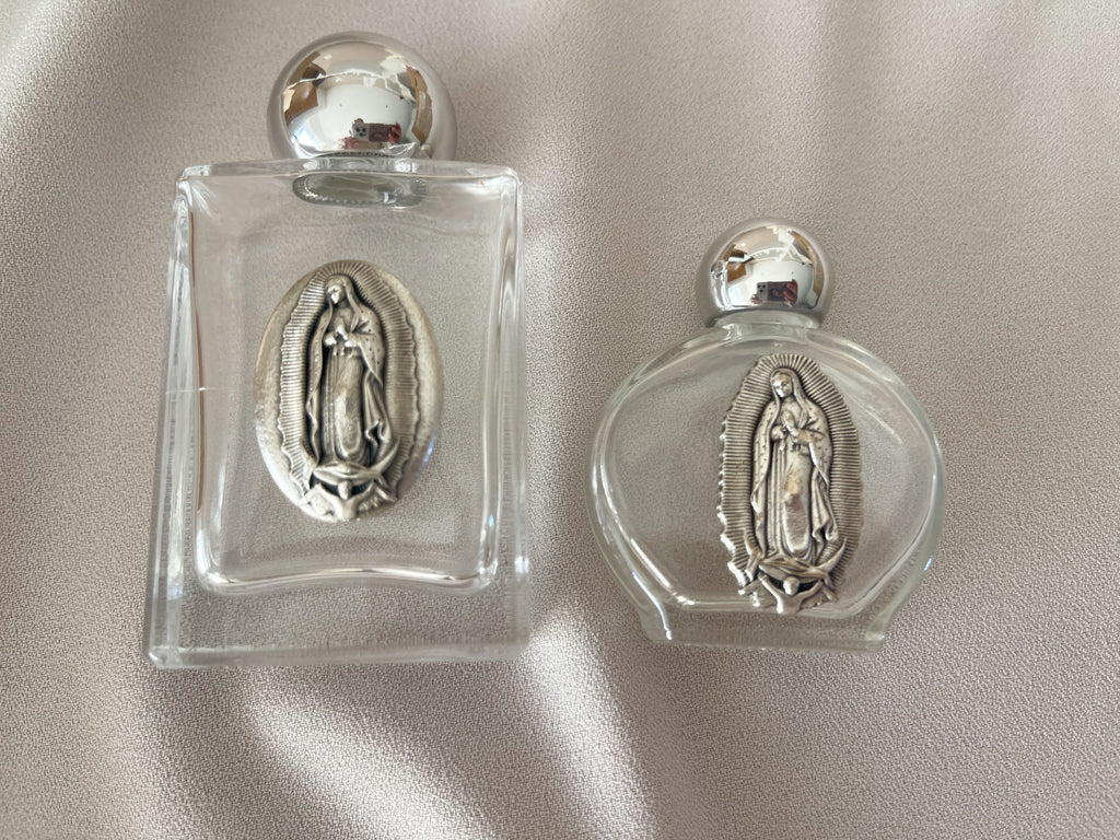 Botellita para Agua Bendita Virgen de Guadalupe