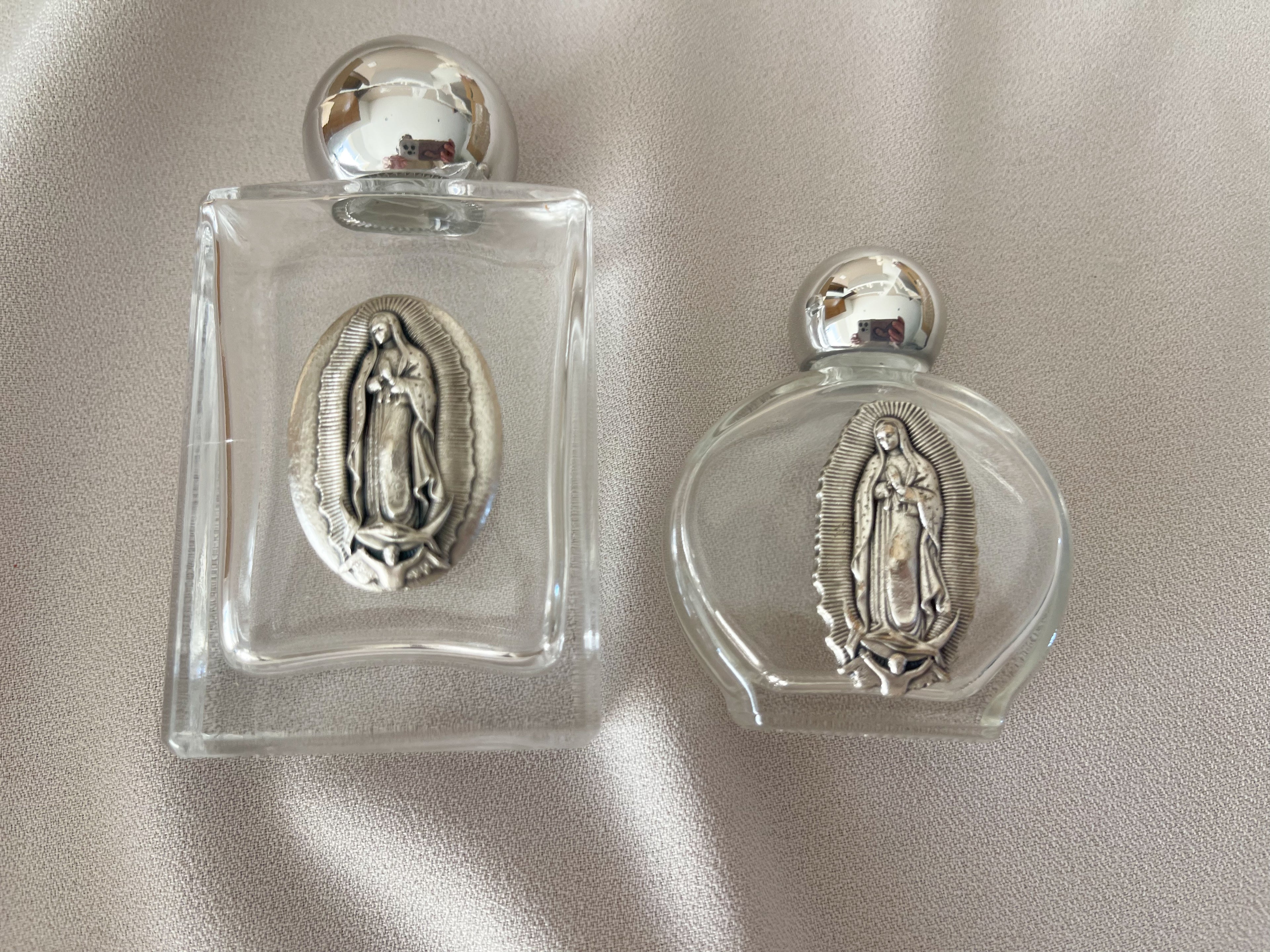 Botellita para Agua Bendita Virgen de Guadalupe