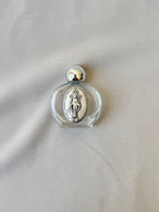 Botellitas para Agua Bendita de la Medalla de la Virgen Milagrosa Oval Chica